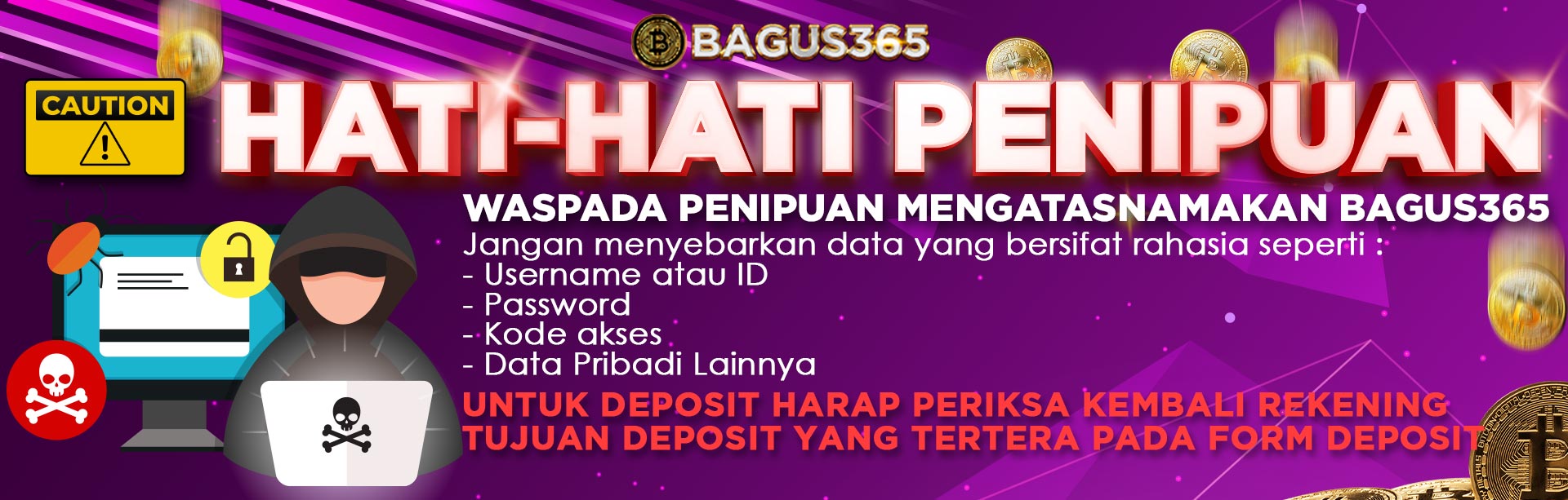 HATI - HATI PENIPUAN