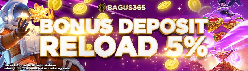 BONUS RELOAD 5% HARIAN SLOT